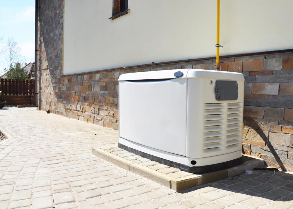 A white Generator